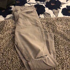 Old Navy Ripped Grey Jeans